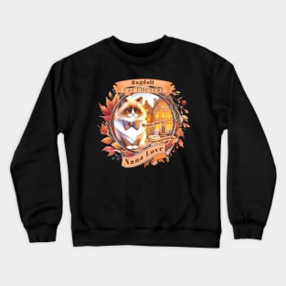 Cat Couture Bespoke Vicuña Kawaii Nana Love 27R Crewneck Sweatshirt